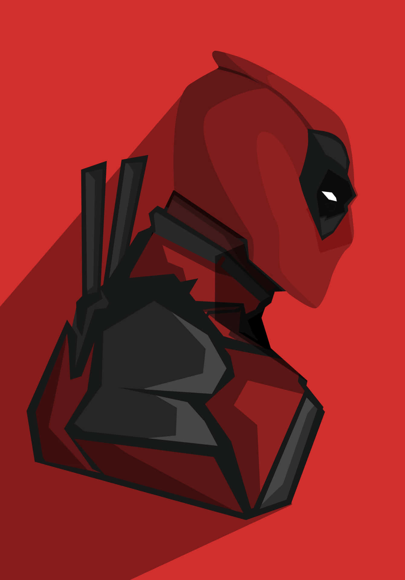 Detofficiella Deadpool-logotypen Wallpaper