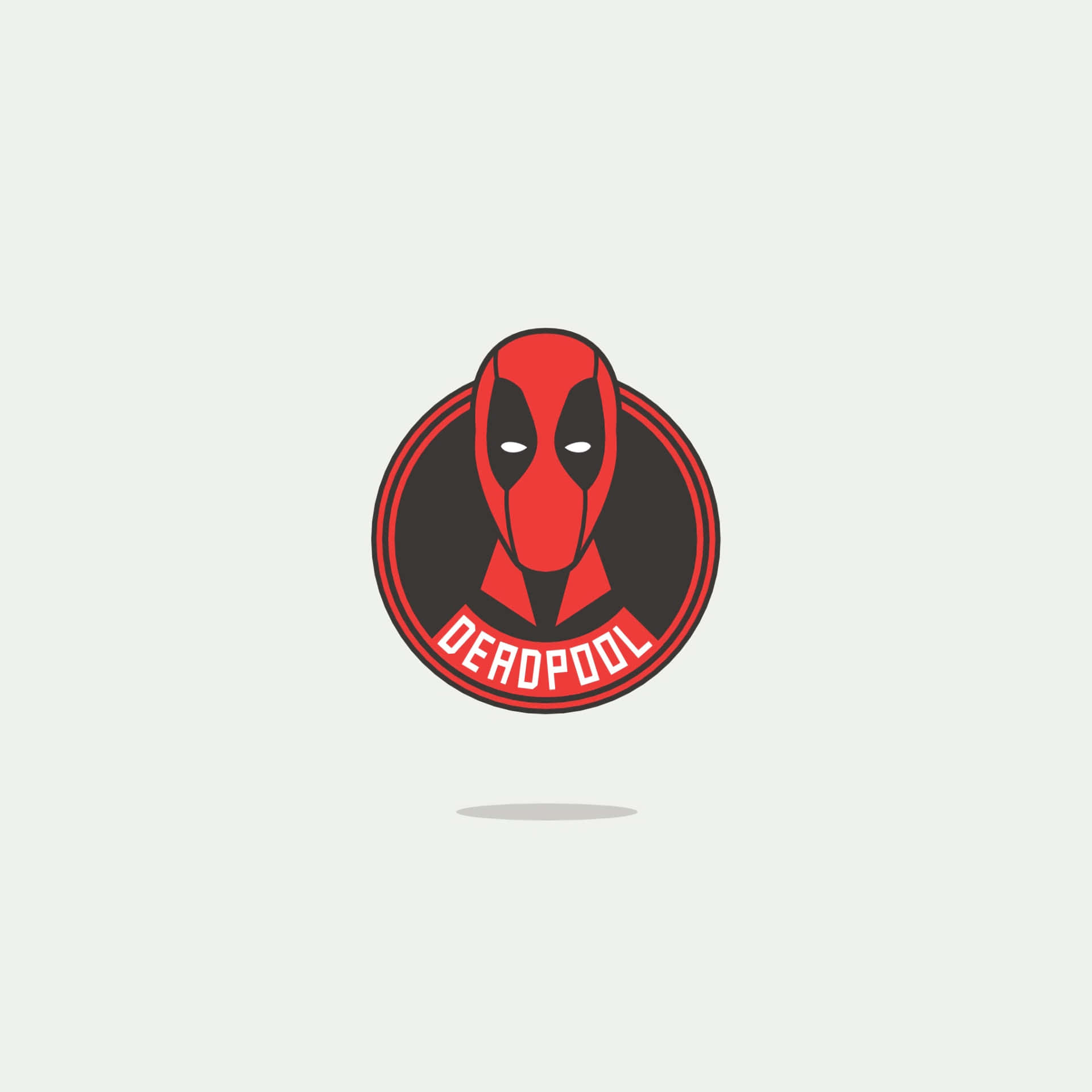 Minimalist Deadpool Logo Wallpaper