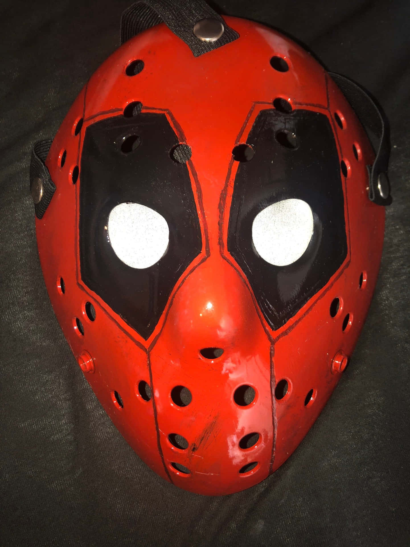 Deadpool Mask Closeup Wallpaper