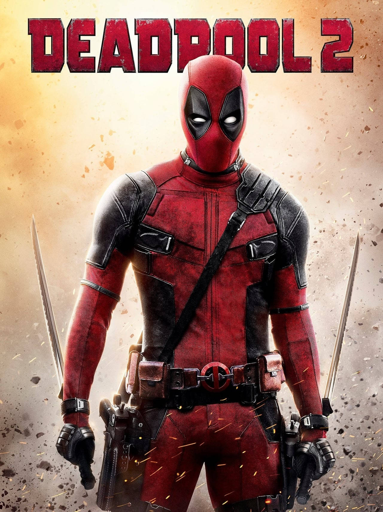 Deadpool Movie 2 Swords Poster Wallpaper