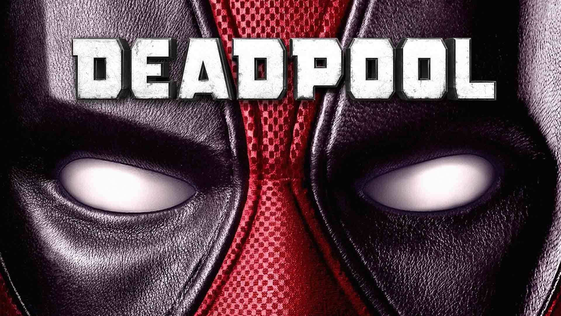 Deadpool film ansigtsplakat Tapet: Drej ikonet og besøg en anden verden. Wallpaper
