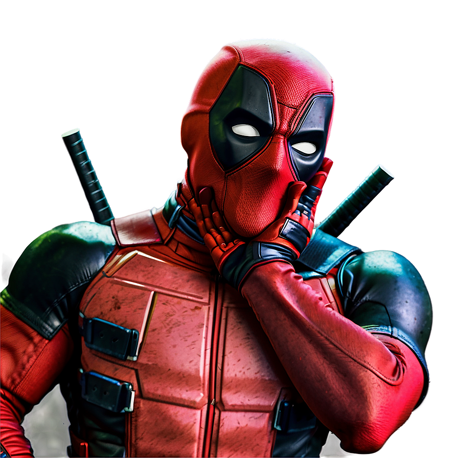 Deadpool Retro 80s Style Png Bia PNG