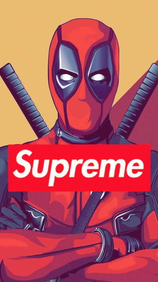 Deadpoolsuperhjälte Supreme. Wallpaper