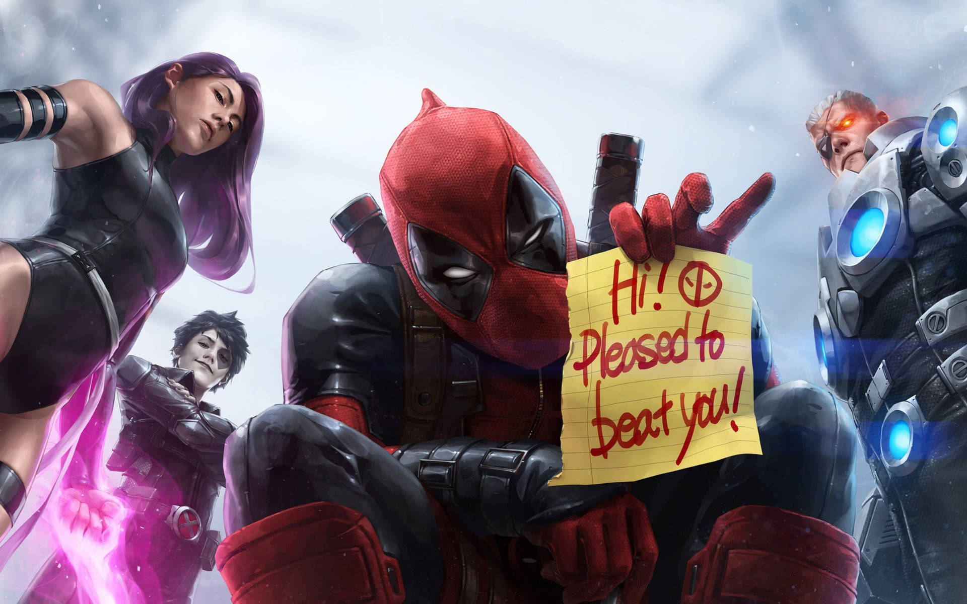 Deadpool With The X-force
