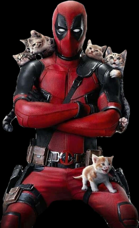Deadpooland Kittens PNG