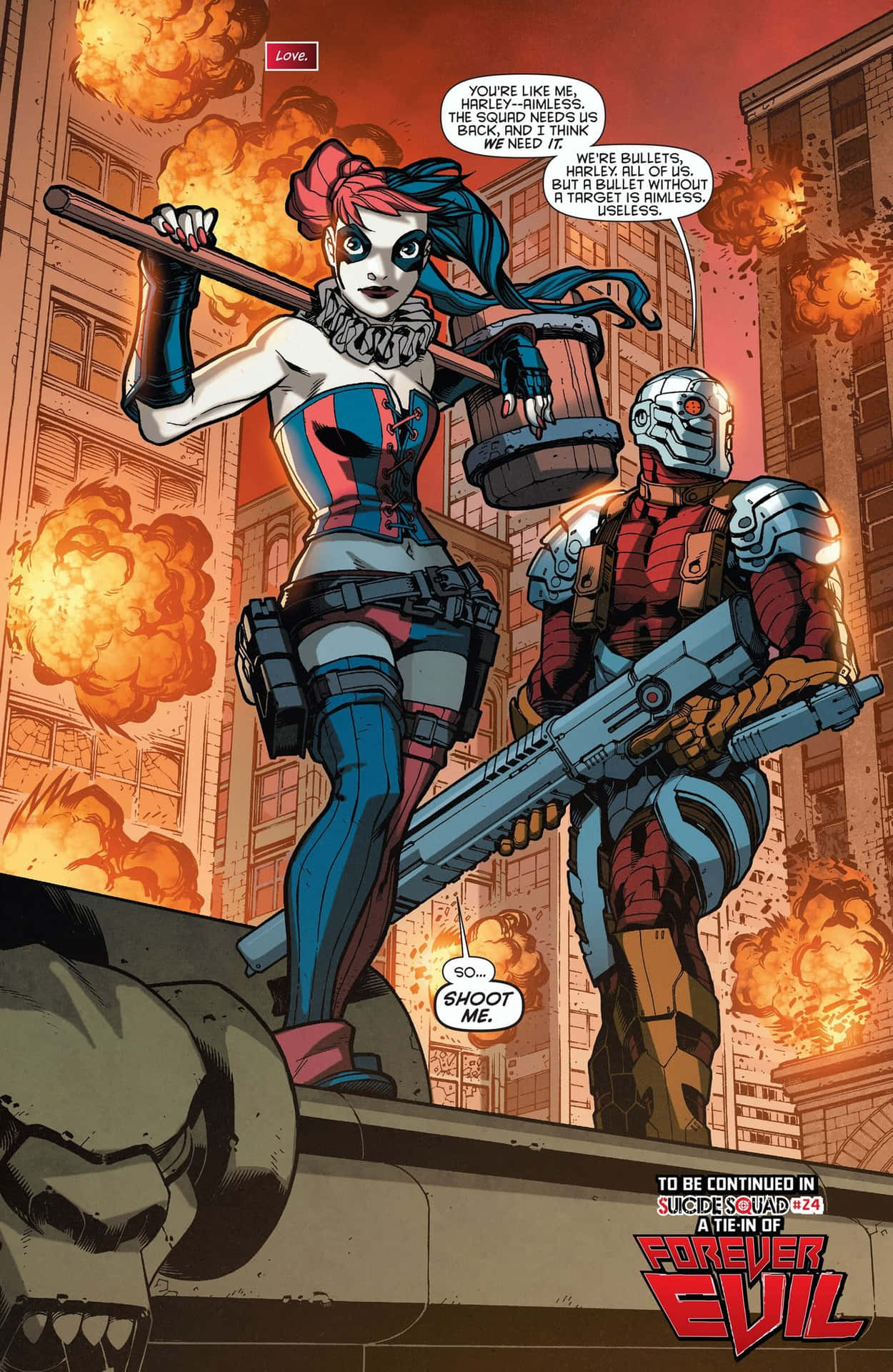 Harley quinn x deadshot