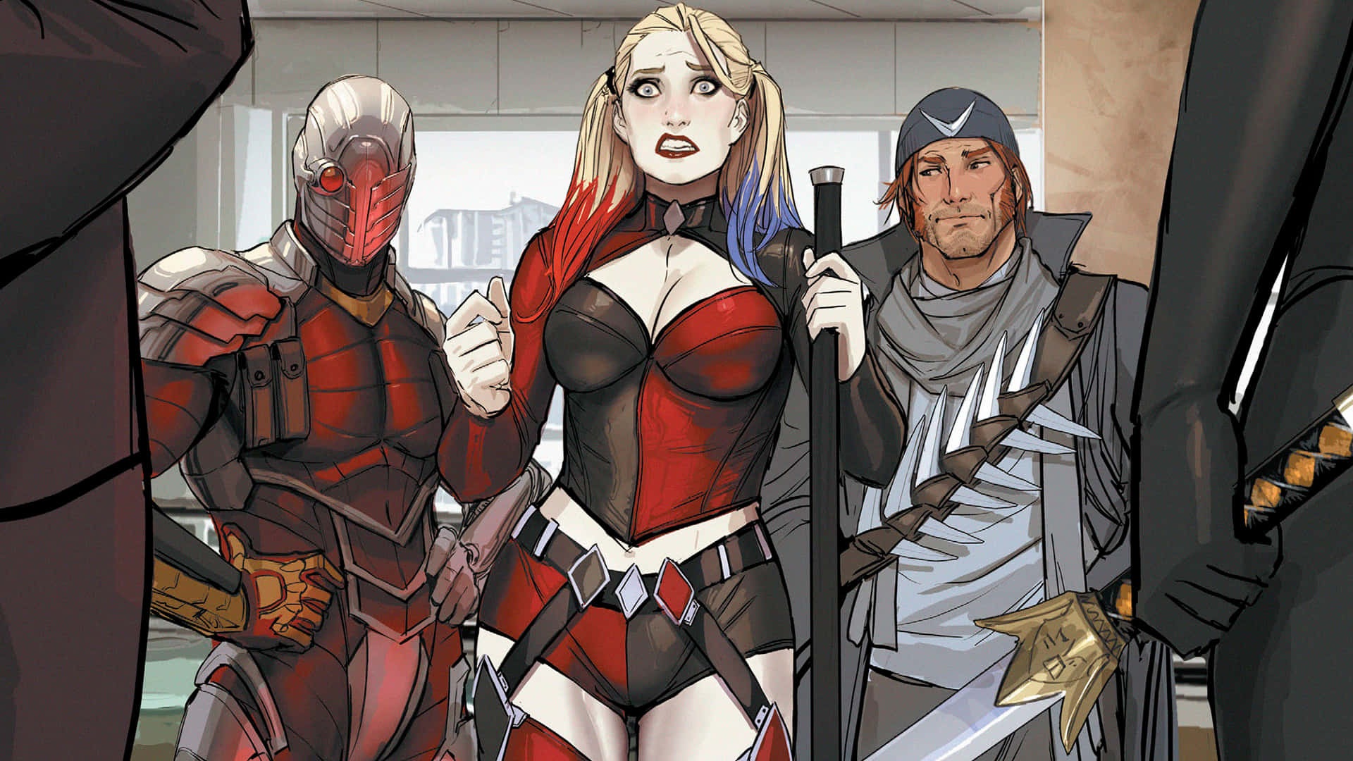 Kerjasama Animasi Deadshot Dan Harley Quinn Wallpaper