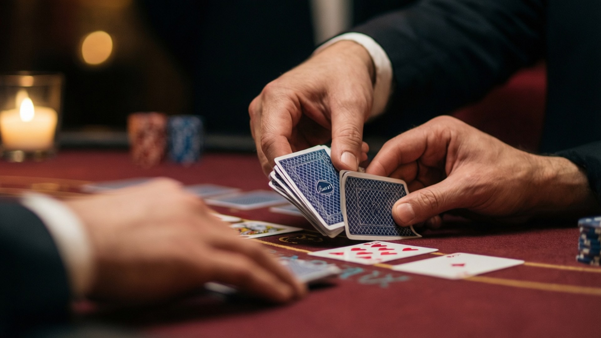 Dealing Hands Wallpaper