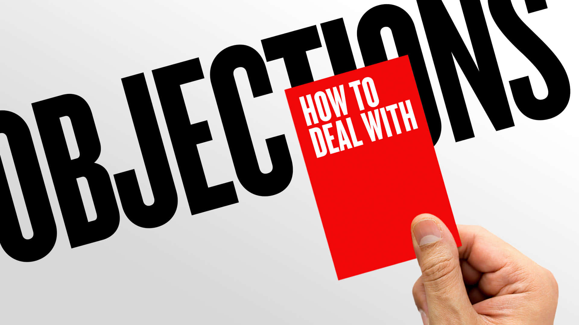 Dealingwith Objections Concept Wallpaper