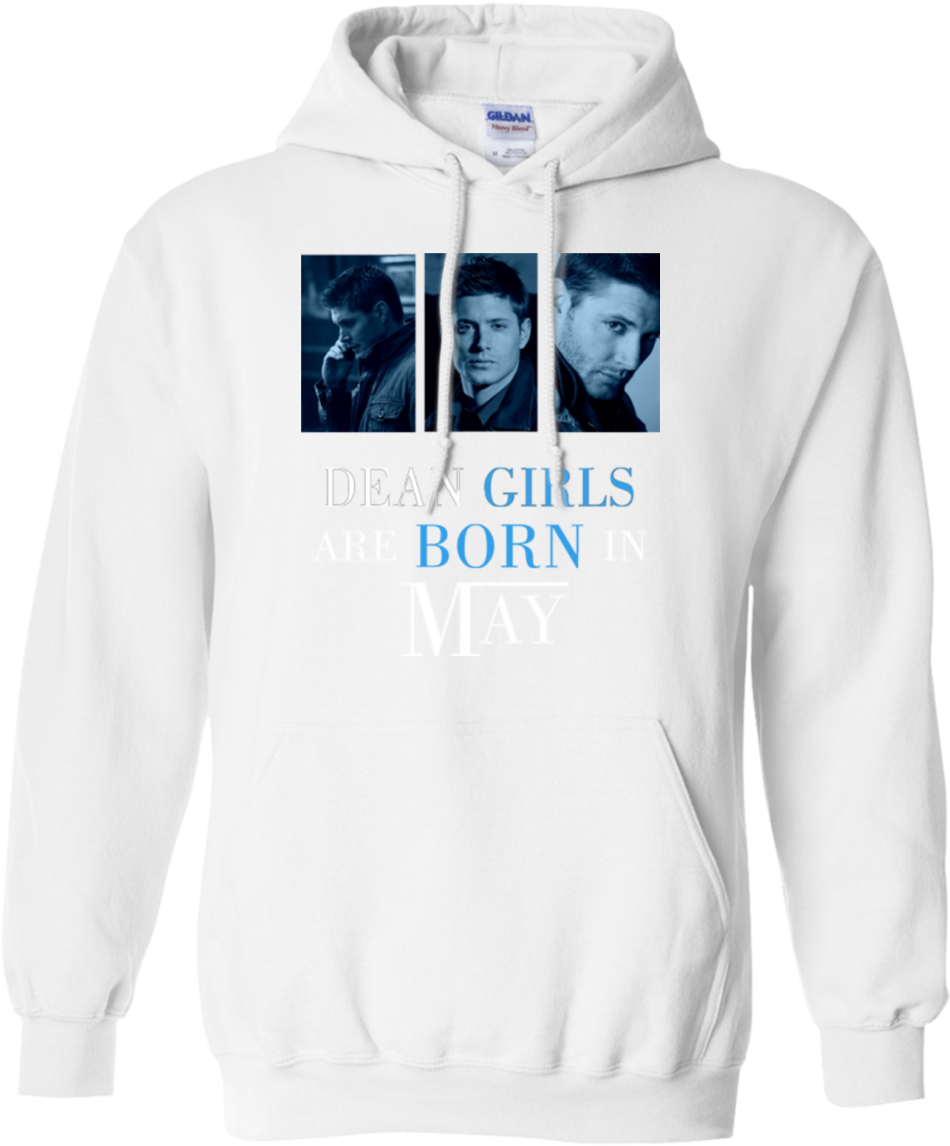 Dean Girls Born In May Hoodie PNG