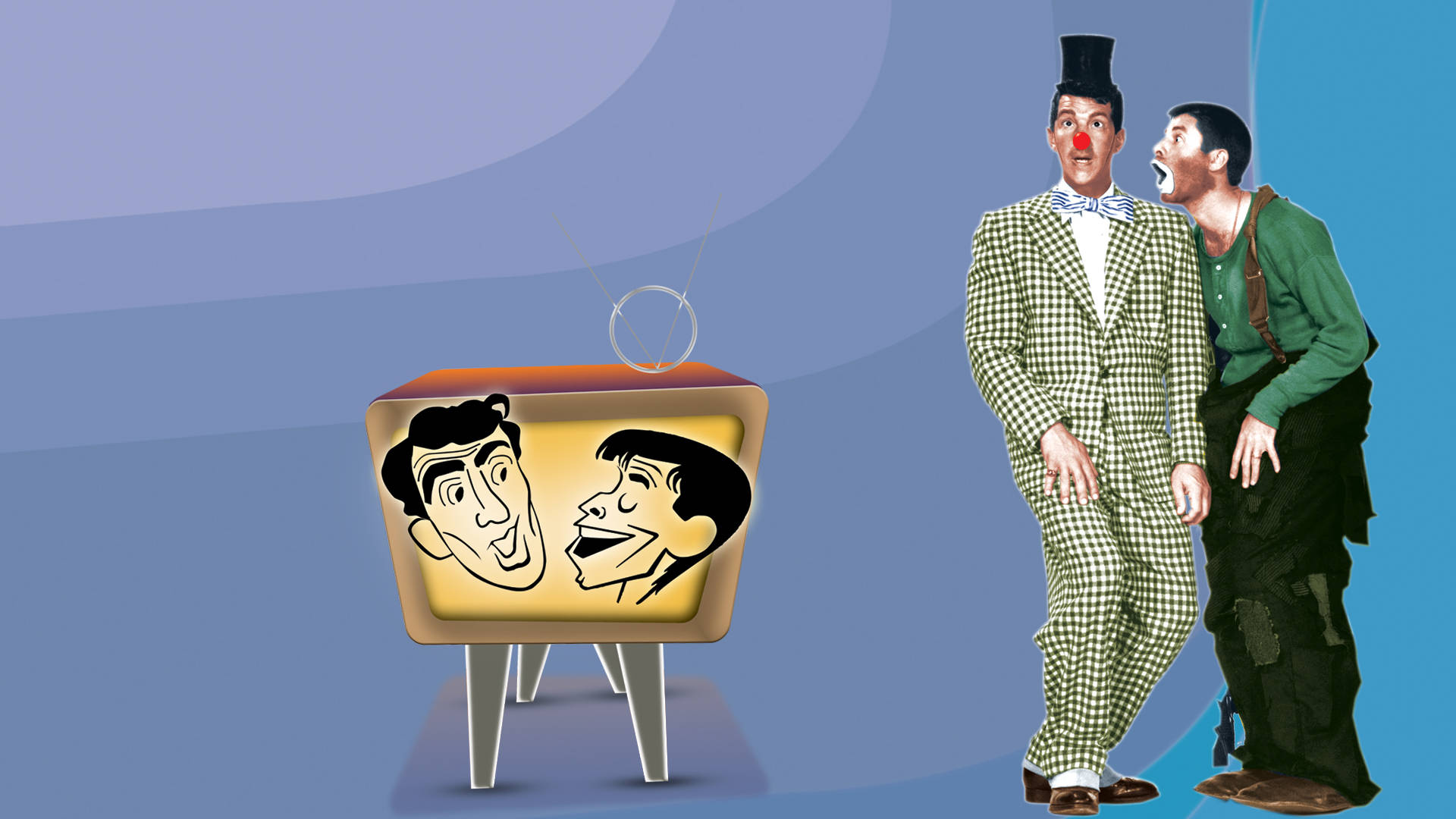 Dean Martin And Lewis Comedy Duo Wallpaper