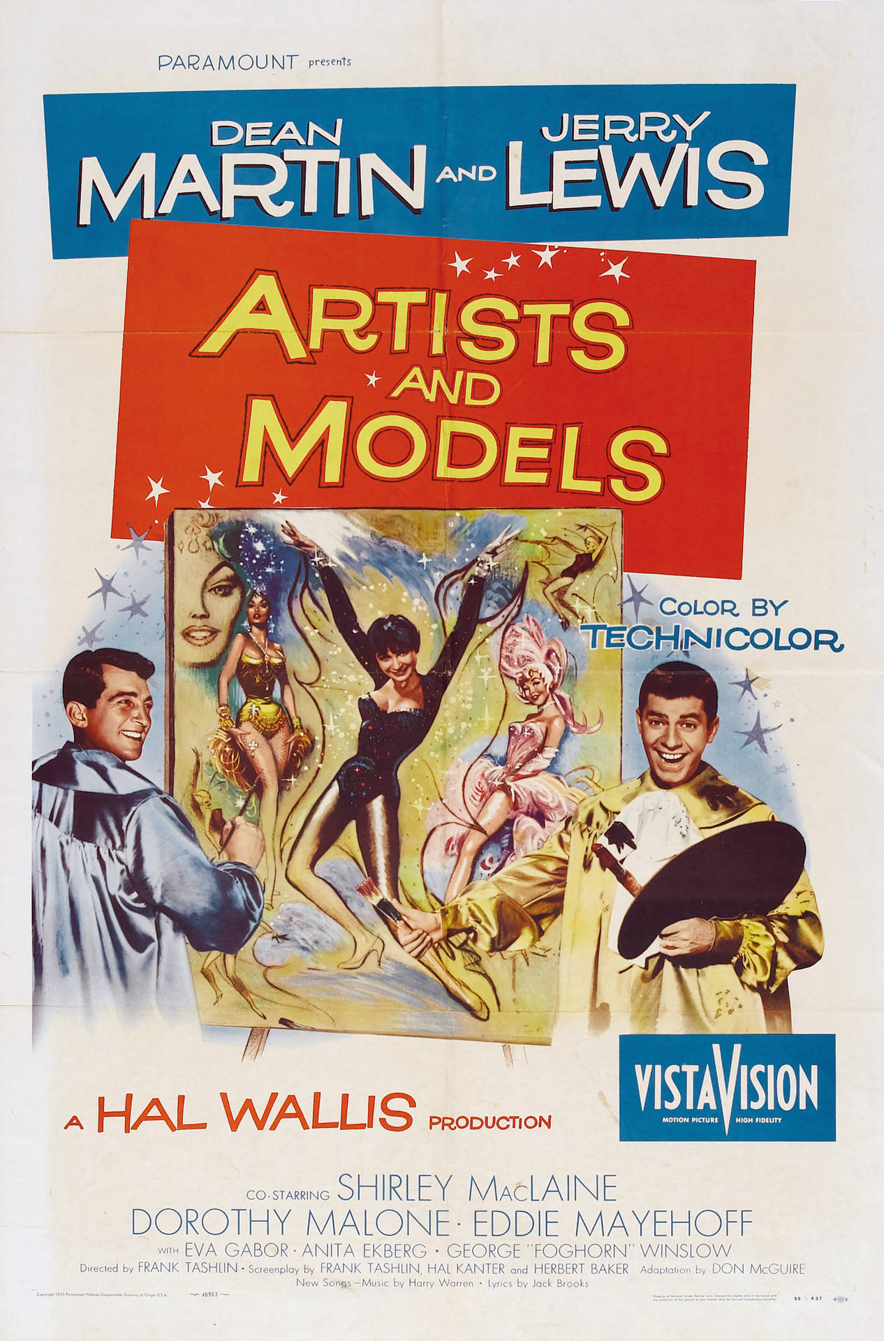 Dean Martin Artists And Models Wallpaper