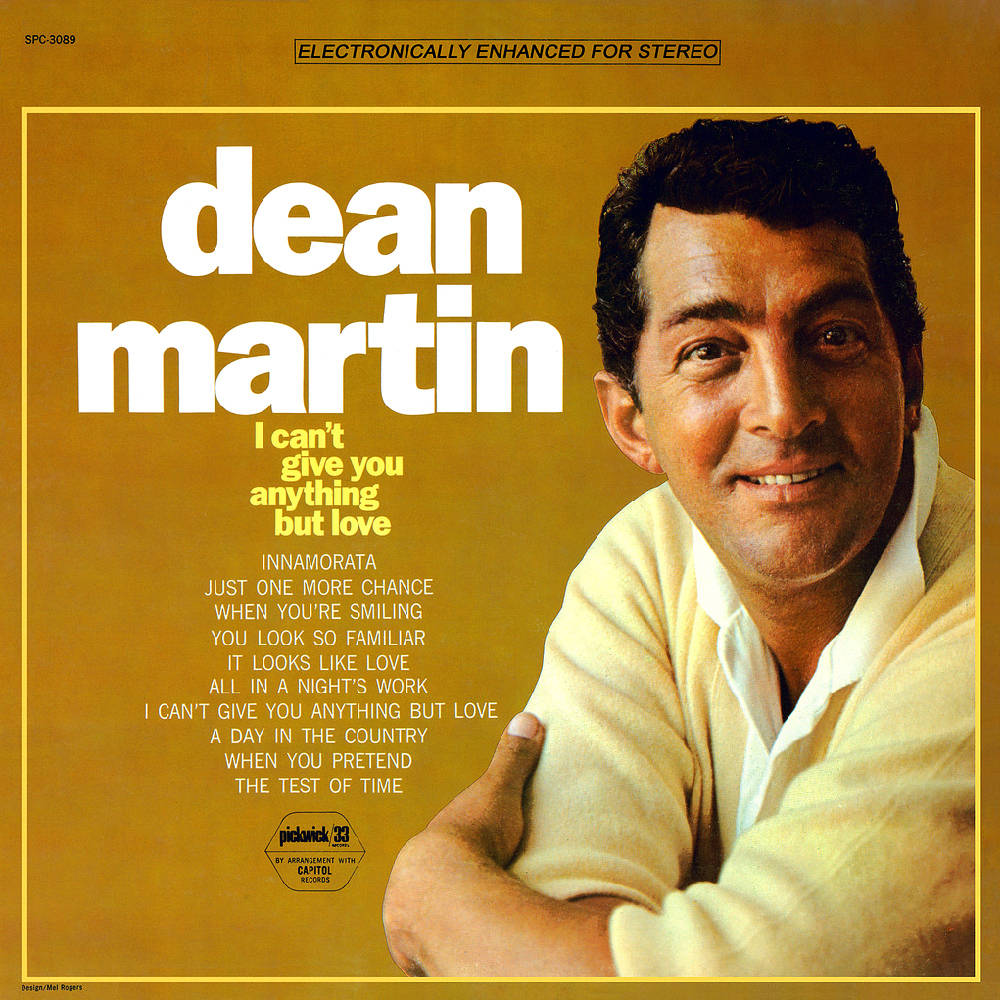 Álbumde Discos De Dean Martin. Fondo de pantalla