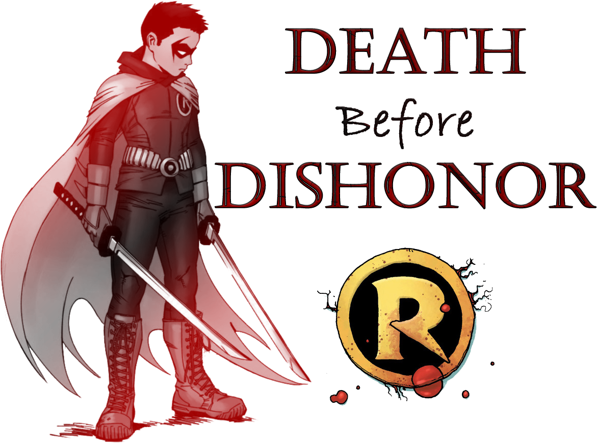 Download Death Before Dishonor Red Silhouette | Wallpapers.com