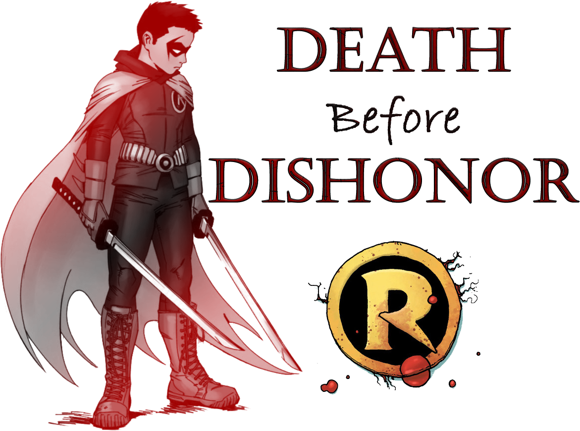 Death Before Dishonor Red Silhouette PNG