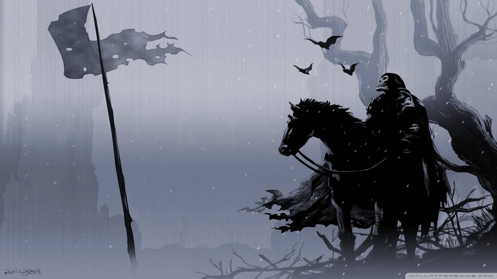 Death Knight Riding Horse Wallpaper
