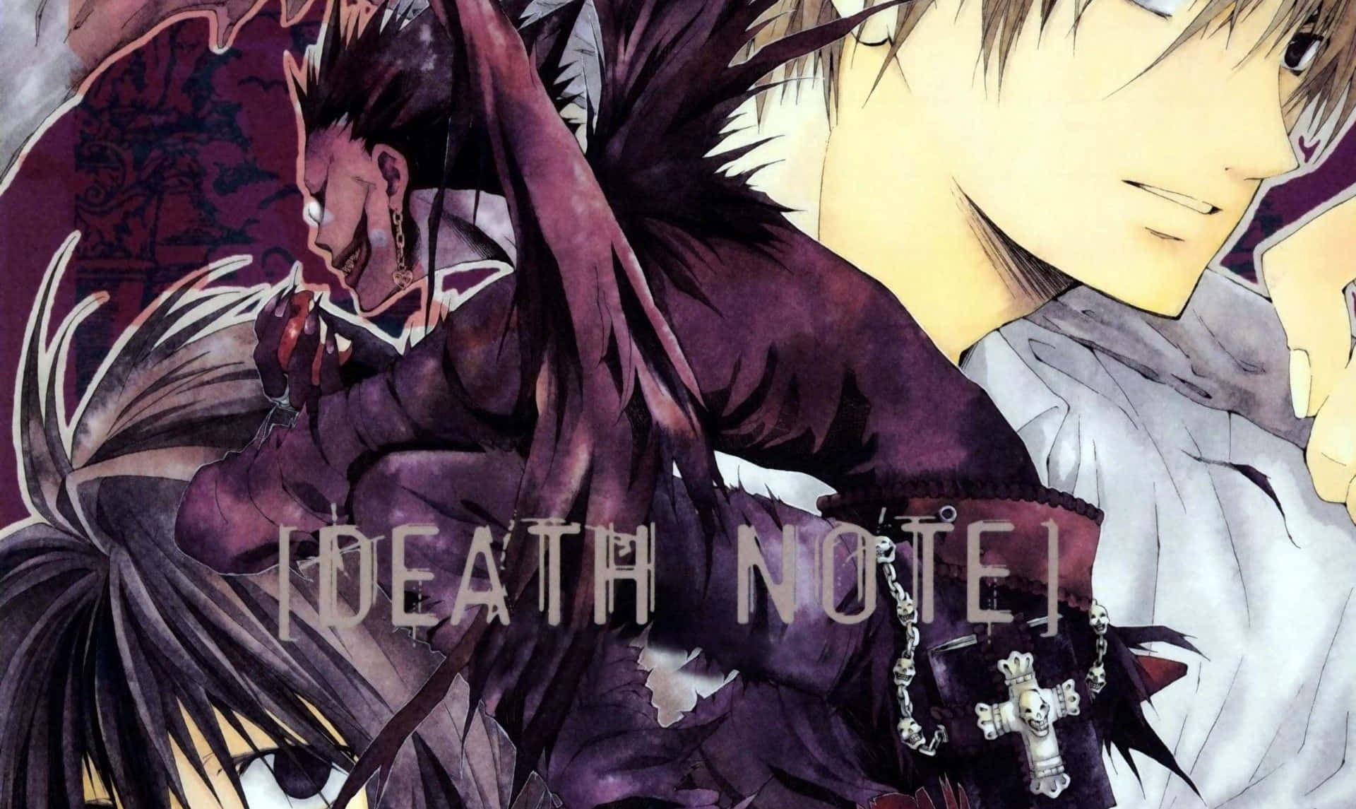 Light and L must team up in order to take down the latest sinister plot in DEATH NOTE. Wallpaper