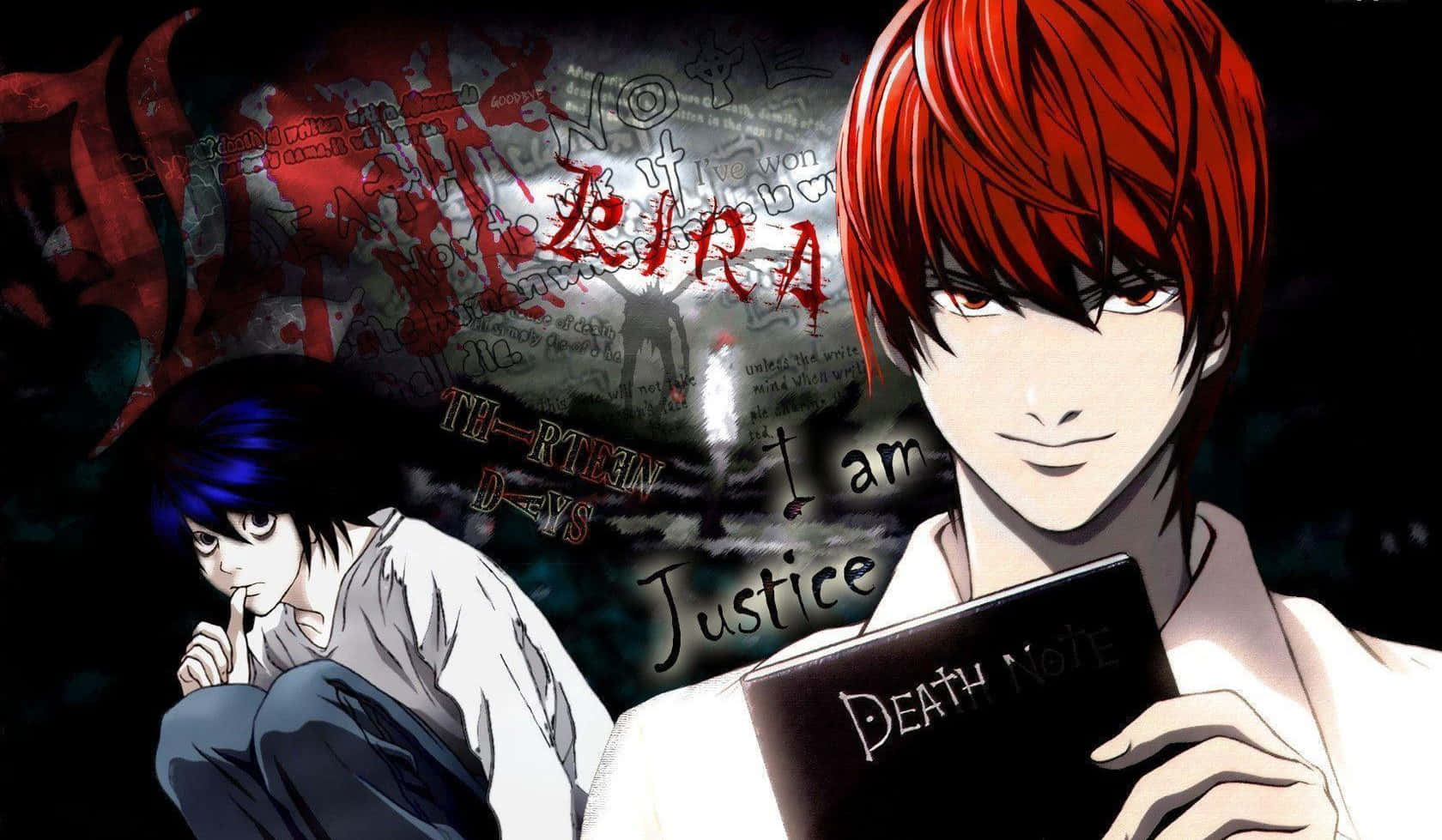 Unlock the secrets of Death Note with this intense 4k wallpaper! Wallpaper