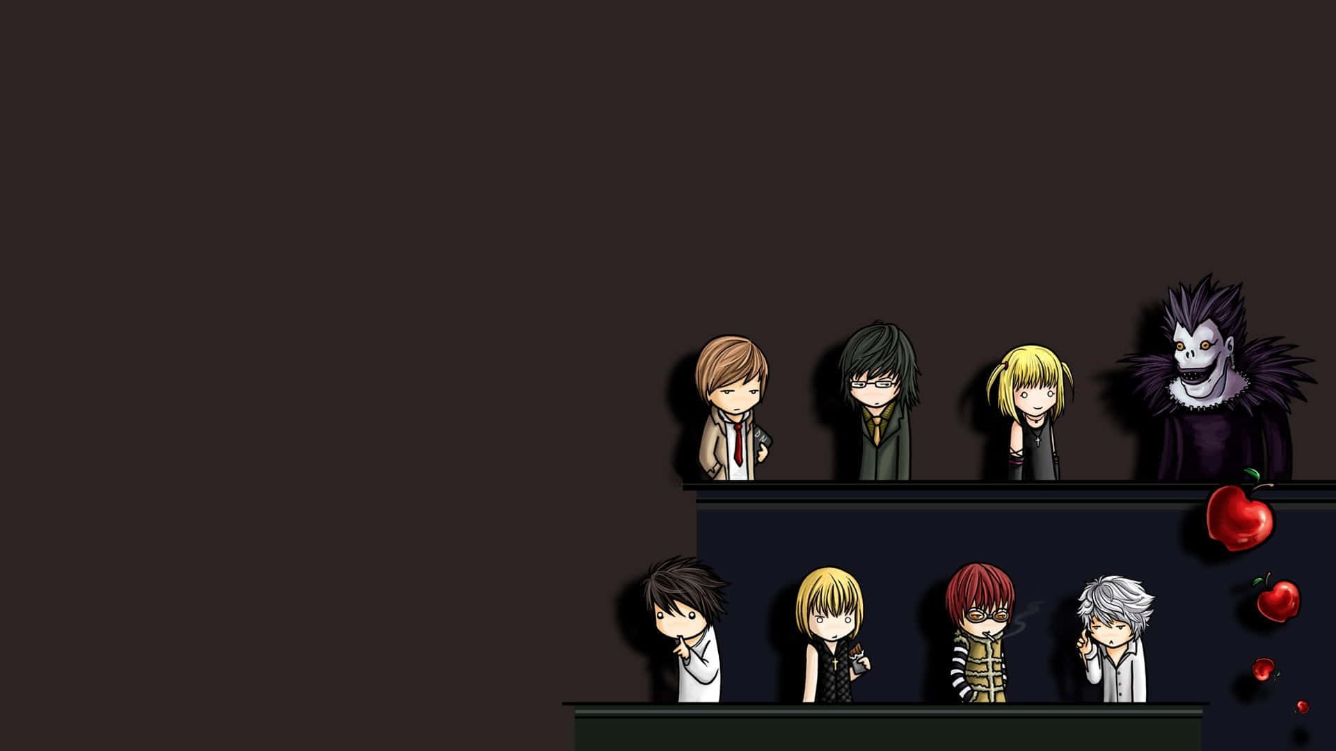 Light Yagami in the world of Death Note Wallpaper