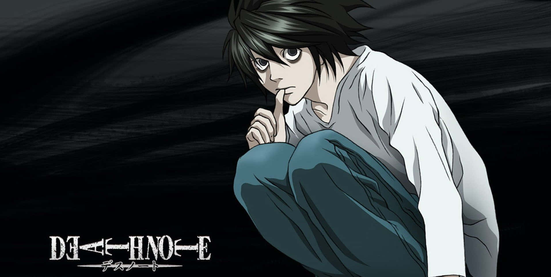 Light Struggles to Maintain Control in "Death Note 4K" Wallpaper