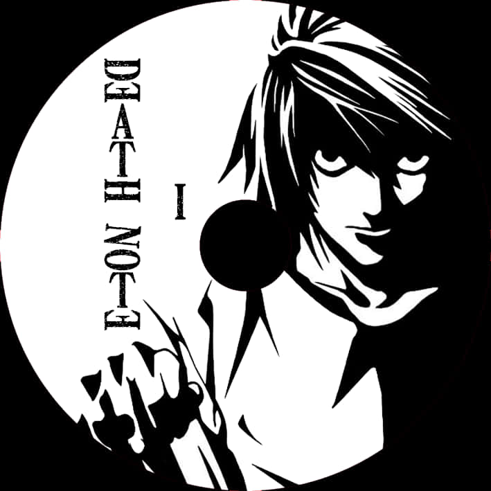 Death Note Anime Character Graphic PNG