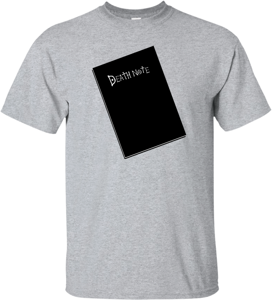 Death Note Anime T Shirt Design PNG