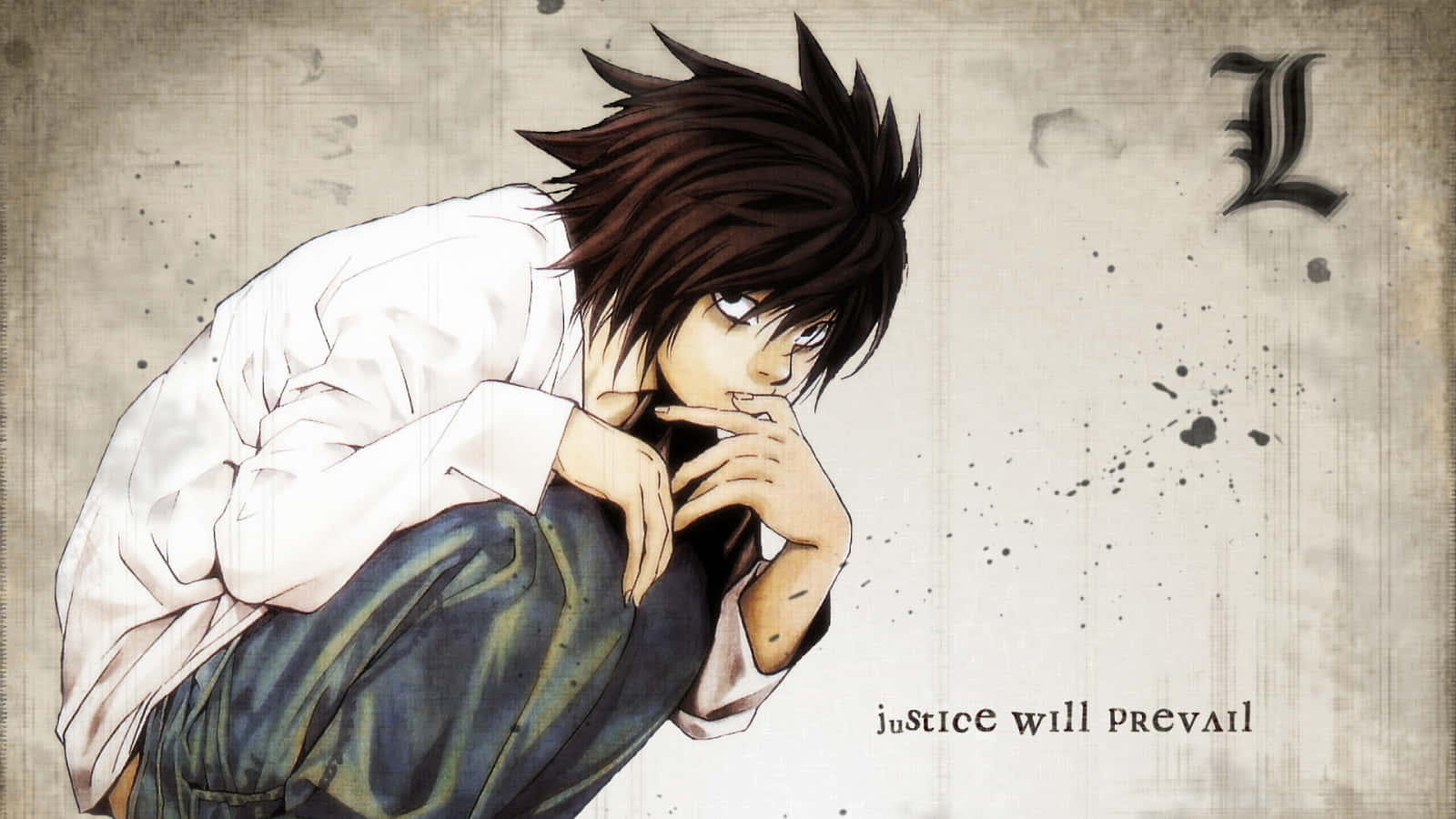 Bildein Genauer Blick Auf Ryuk, Den Shinigami Aus Death Note
