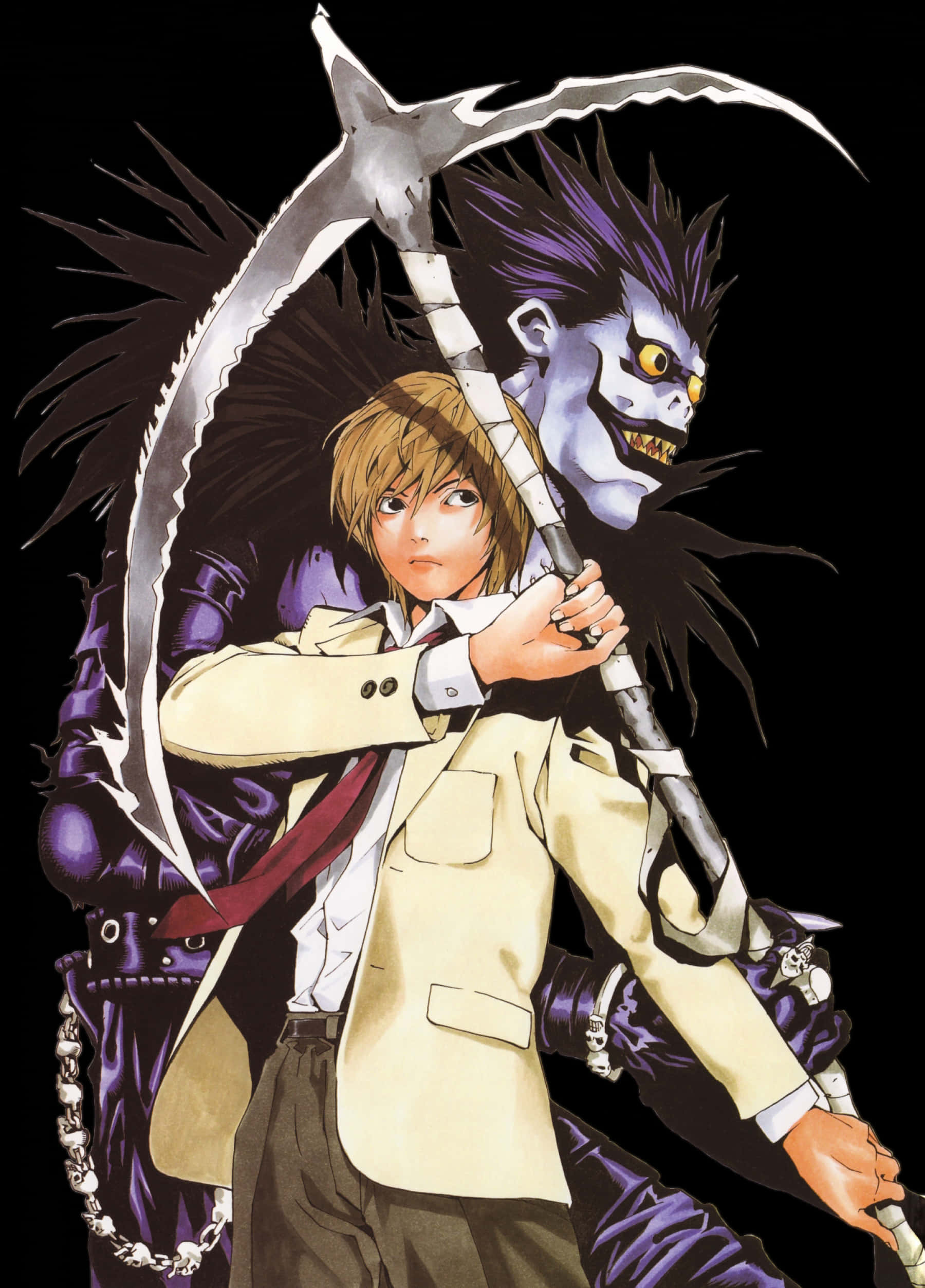 Death Note Characterand Shinigami PNG