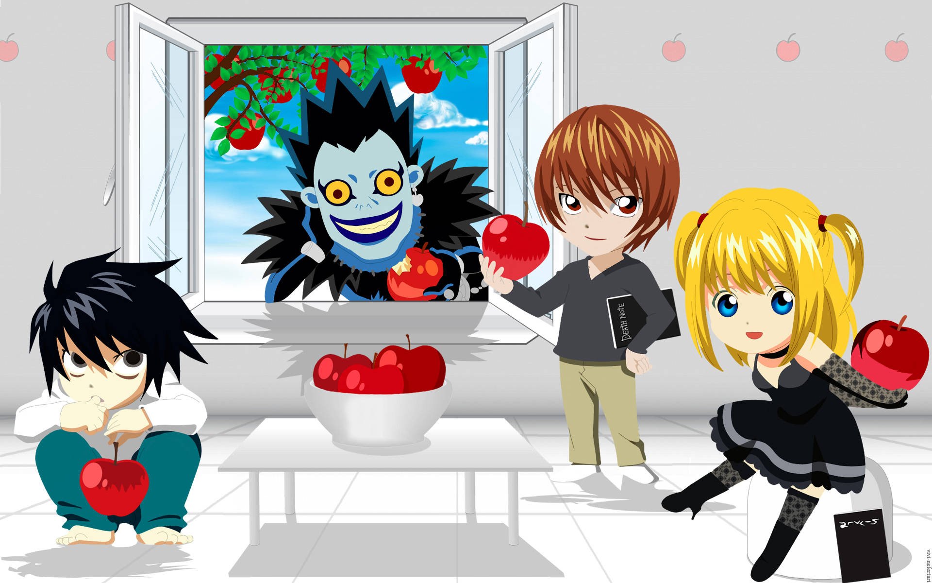 l und leichte Death Note Tapete