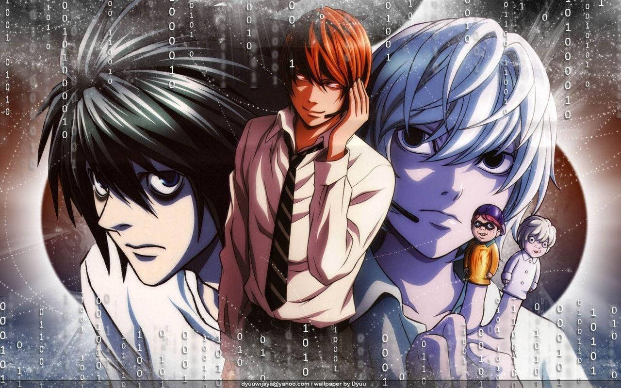 Light Yagami and Near, two of the greatest minds in the land of Death Note. Wallpaper