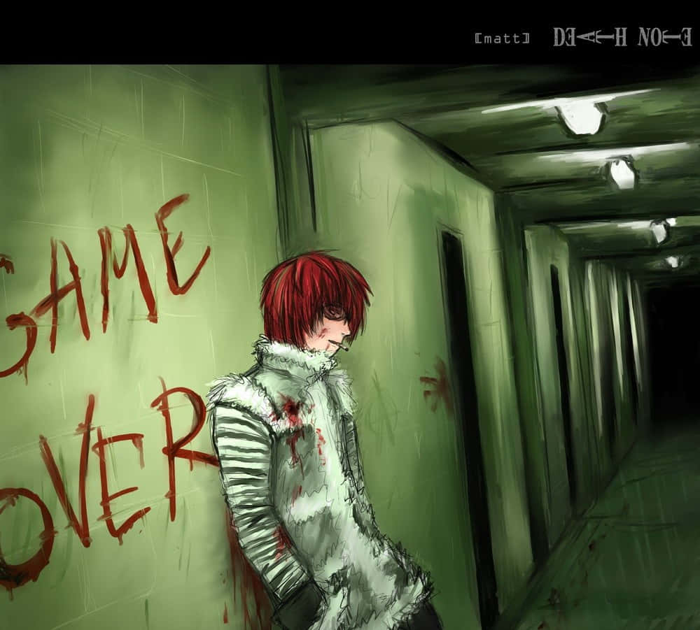 Caption: Matt, the enigmatic gamer from Death Note Wallpaper
