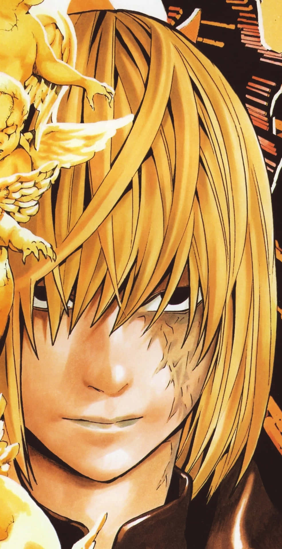 Mello, a brilliant strategist from Death Note anime, deep in thought Wallpaper