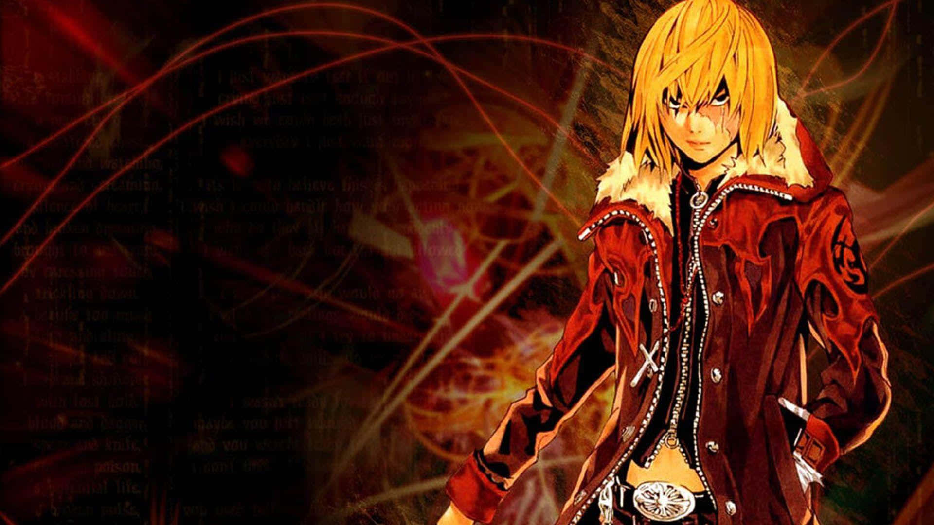 Intense Glance of Mello from Death Note Wallpaper