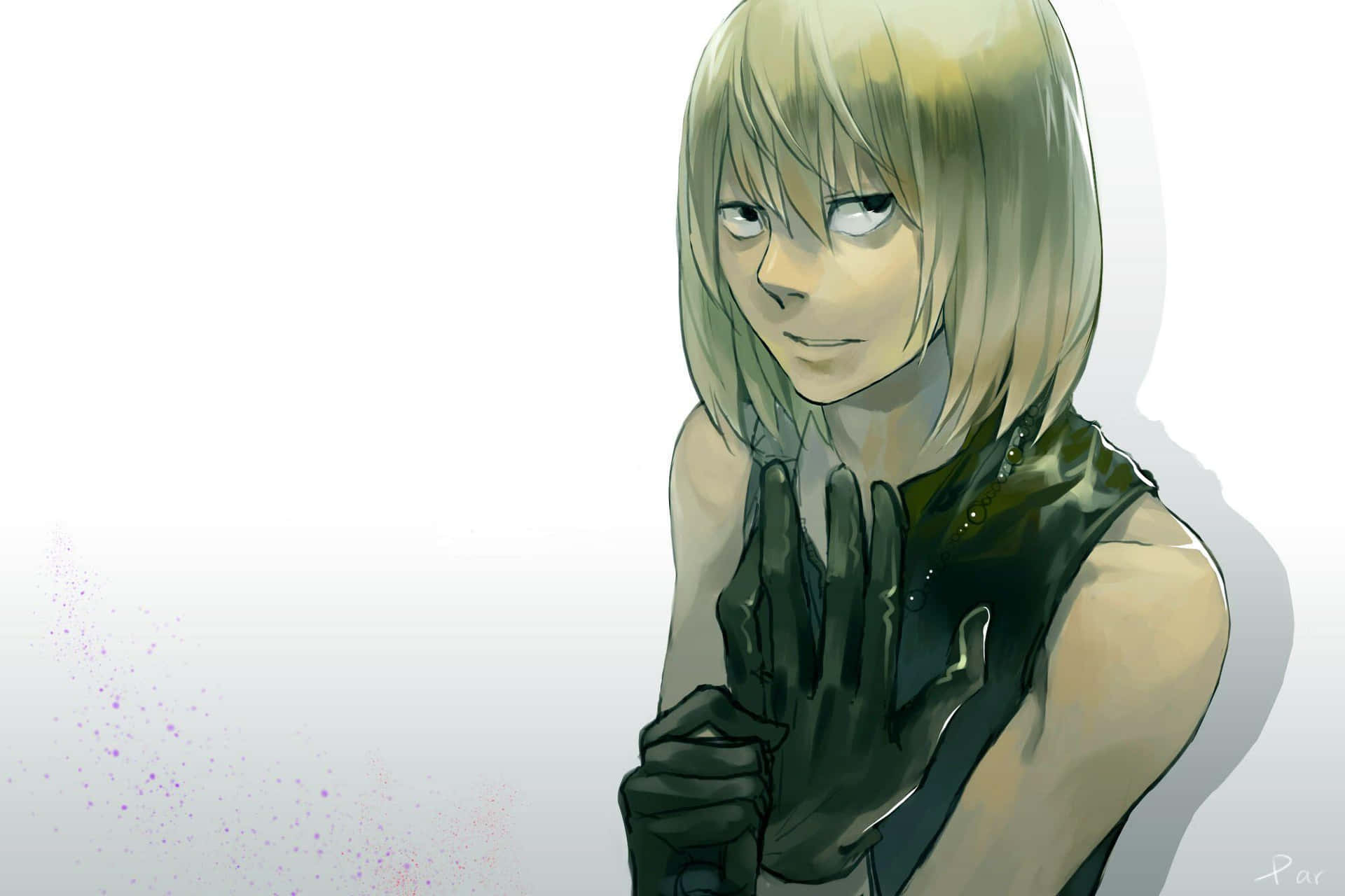 Mello, the enigmatic strategist from Death Note series Wallpaper