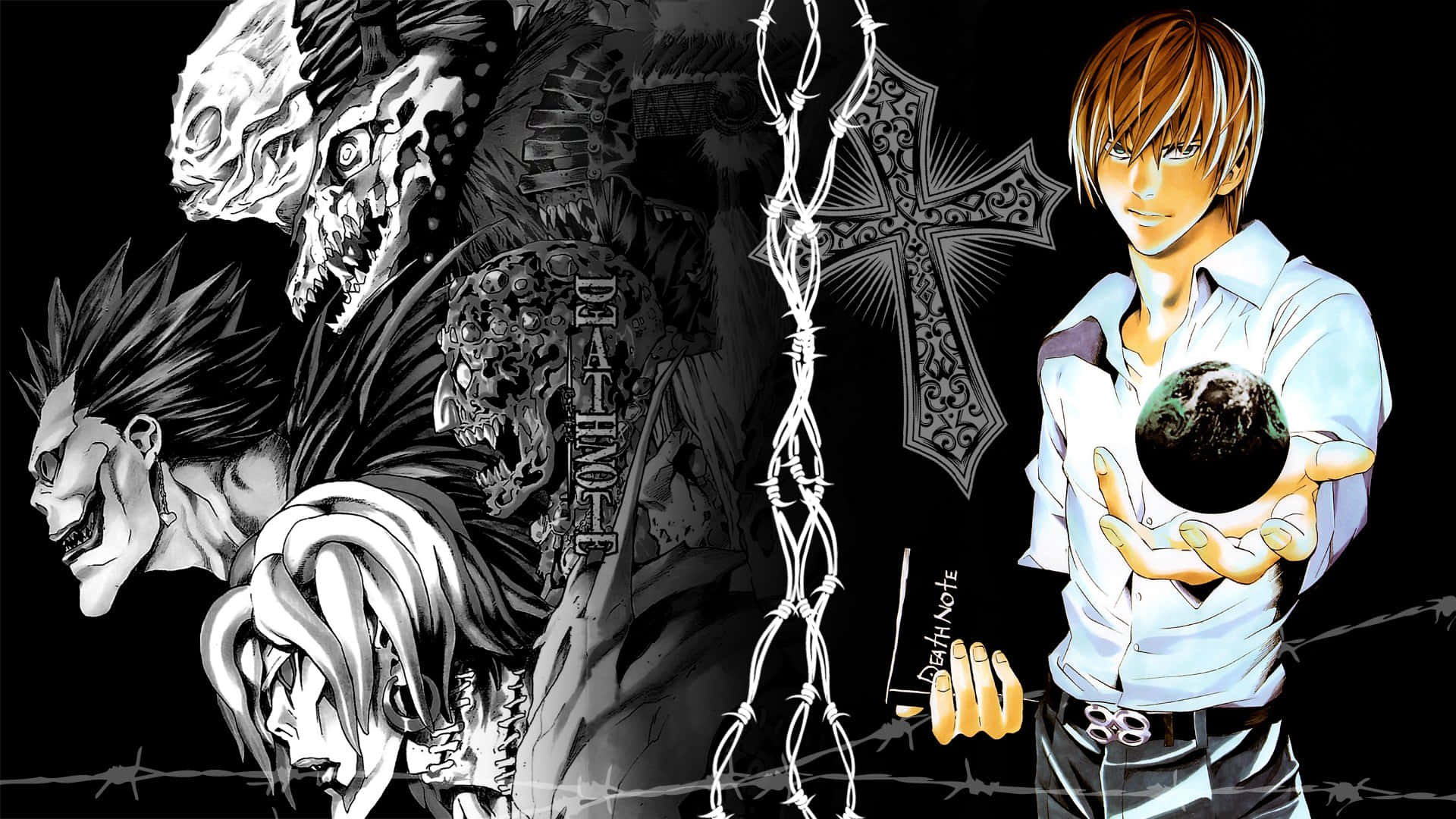 Death Note Rem - For Justice and Absolute Power" Wallpaper