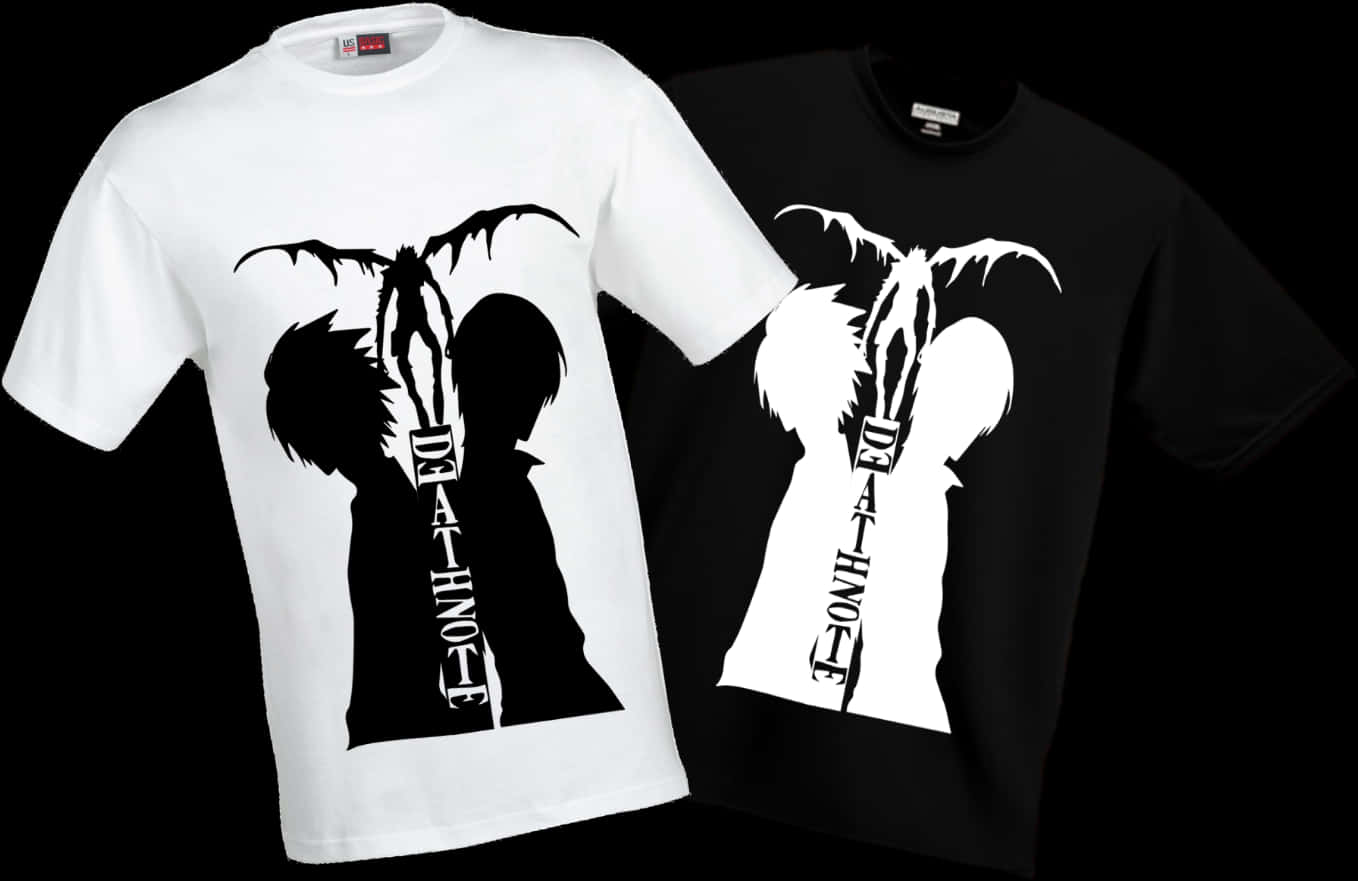 Death Note Ryuk Silhouette T Shirts PNG