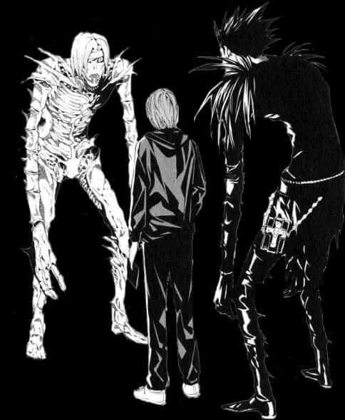 Death Note Ryukand Characters PNG