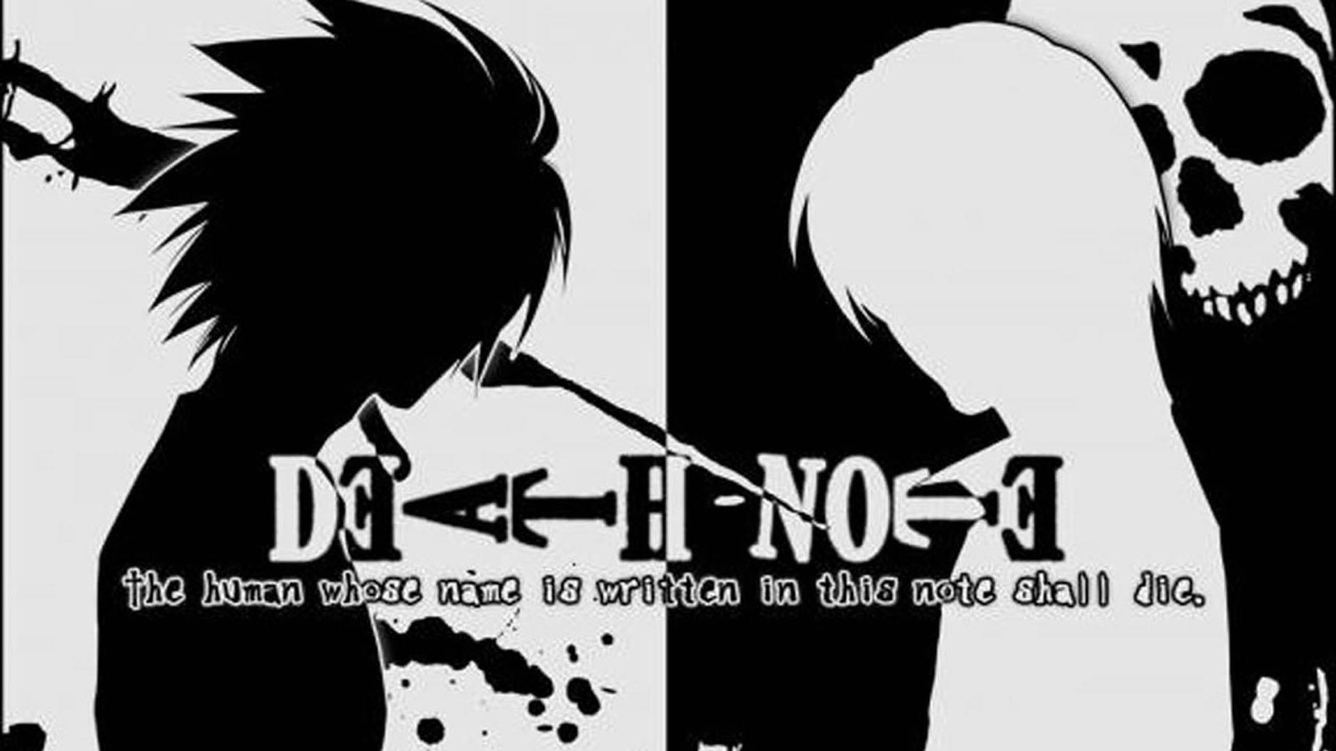 "Light Yagami challenges destiny in Death Note." Wallpaper