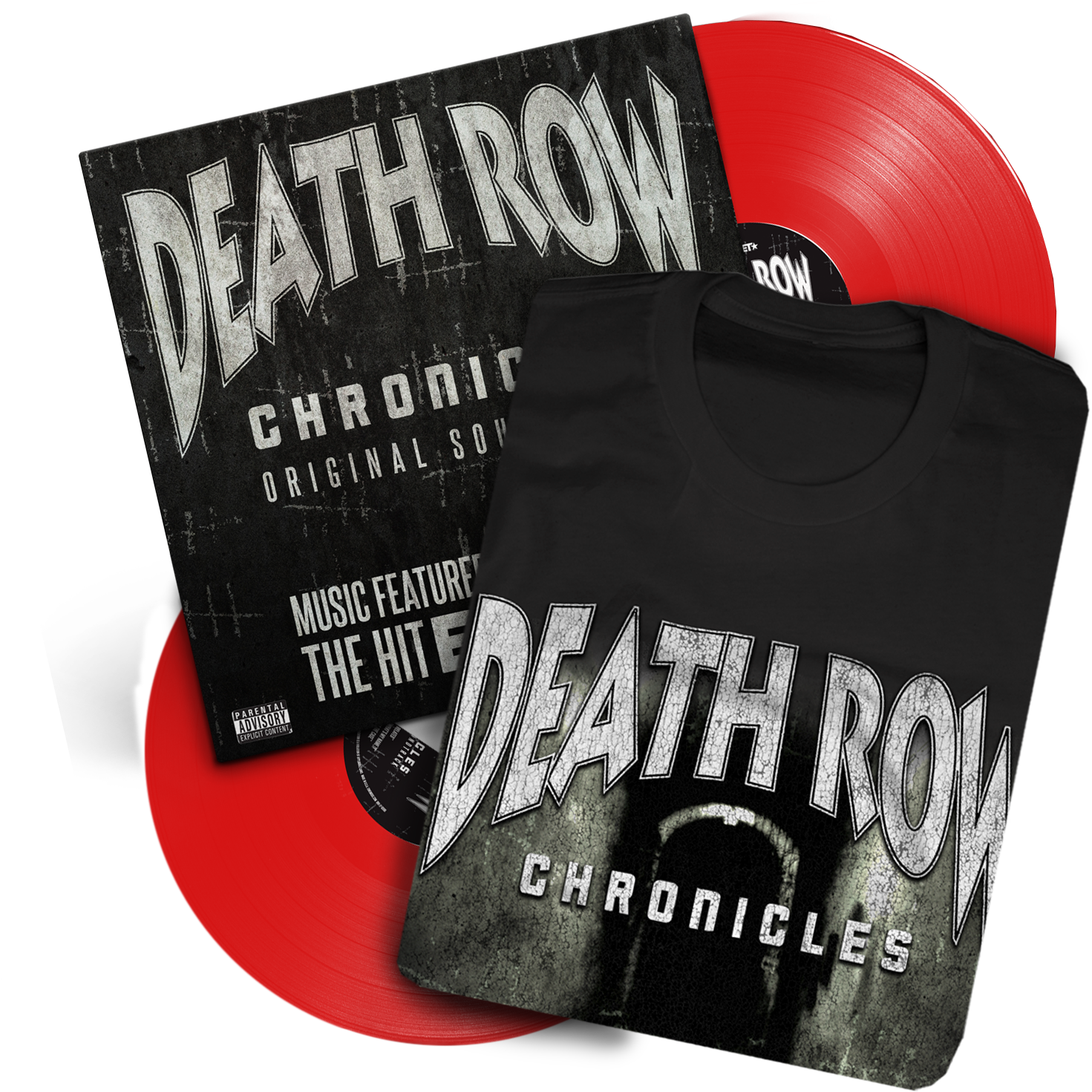 Death Row Chronicles Vinyl T Shirt Set PNG