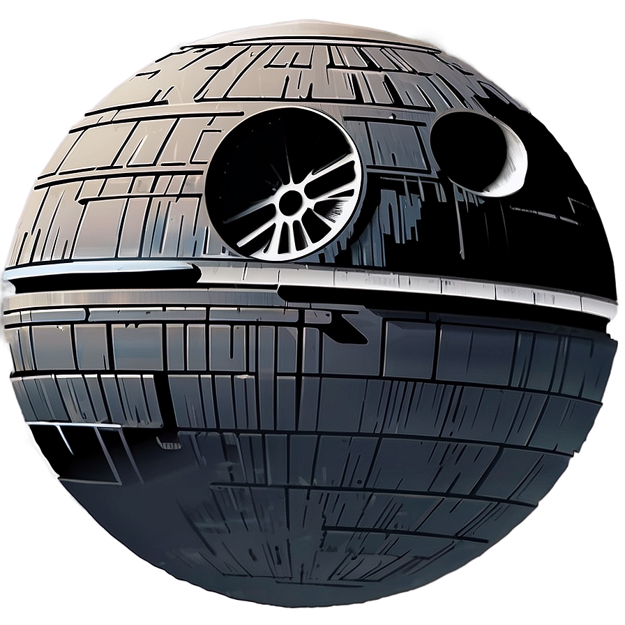 Death Star Silhouette Png 05252024 PNG