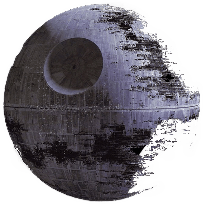 Death Star Space Station Iconic Design PNG