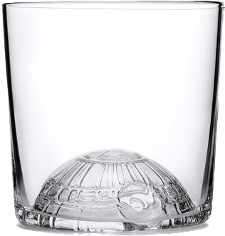 Death Star Themed Whiskey Glass PNG