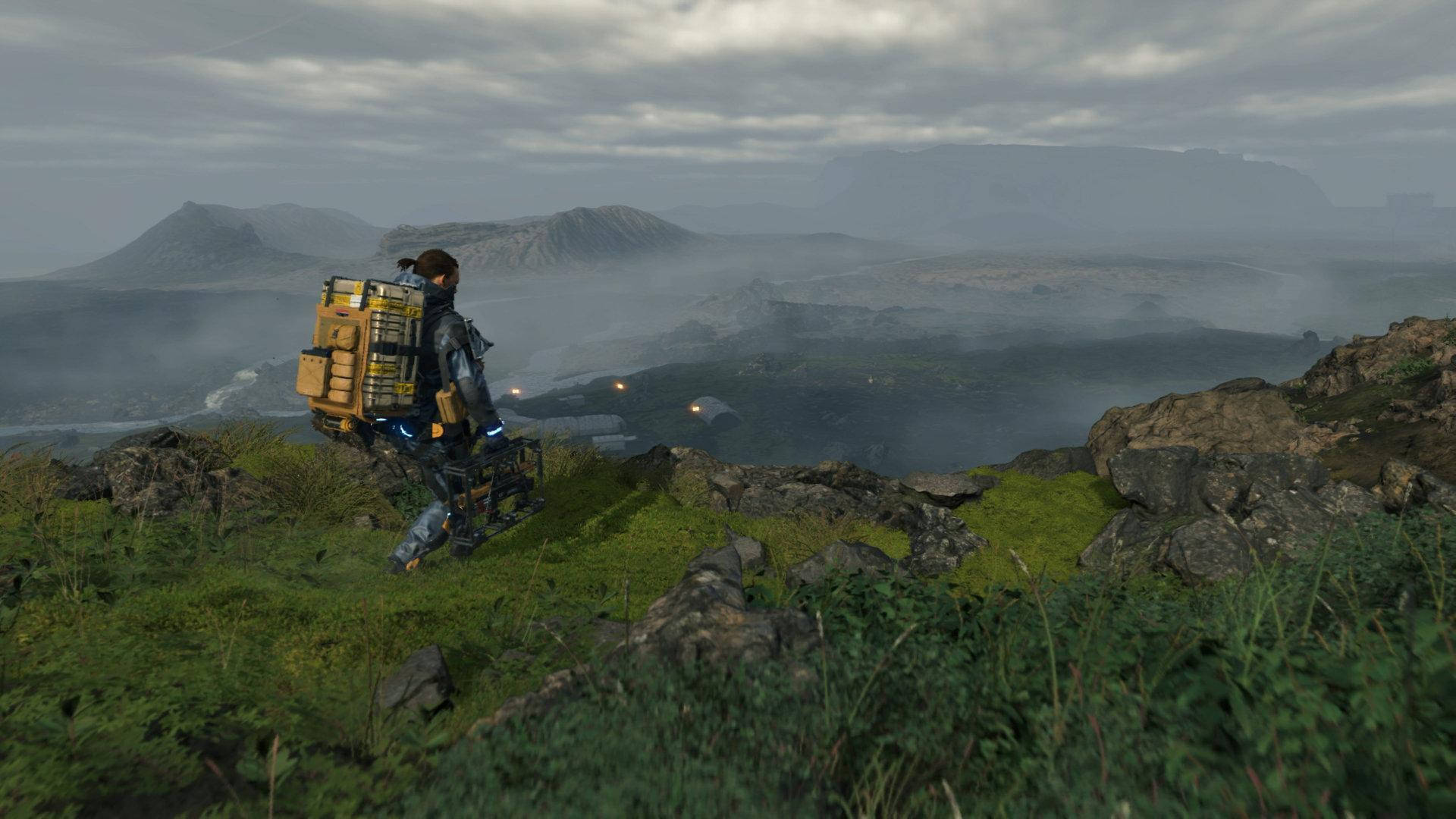 Death Stranding 1920x1080 Delivery Packages Wallpaper
