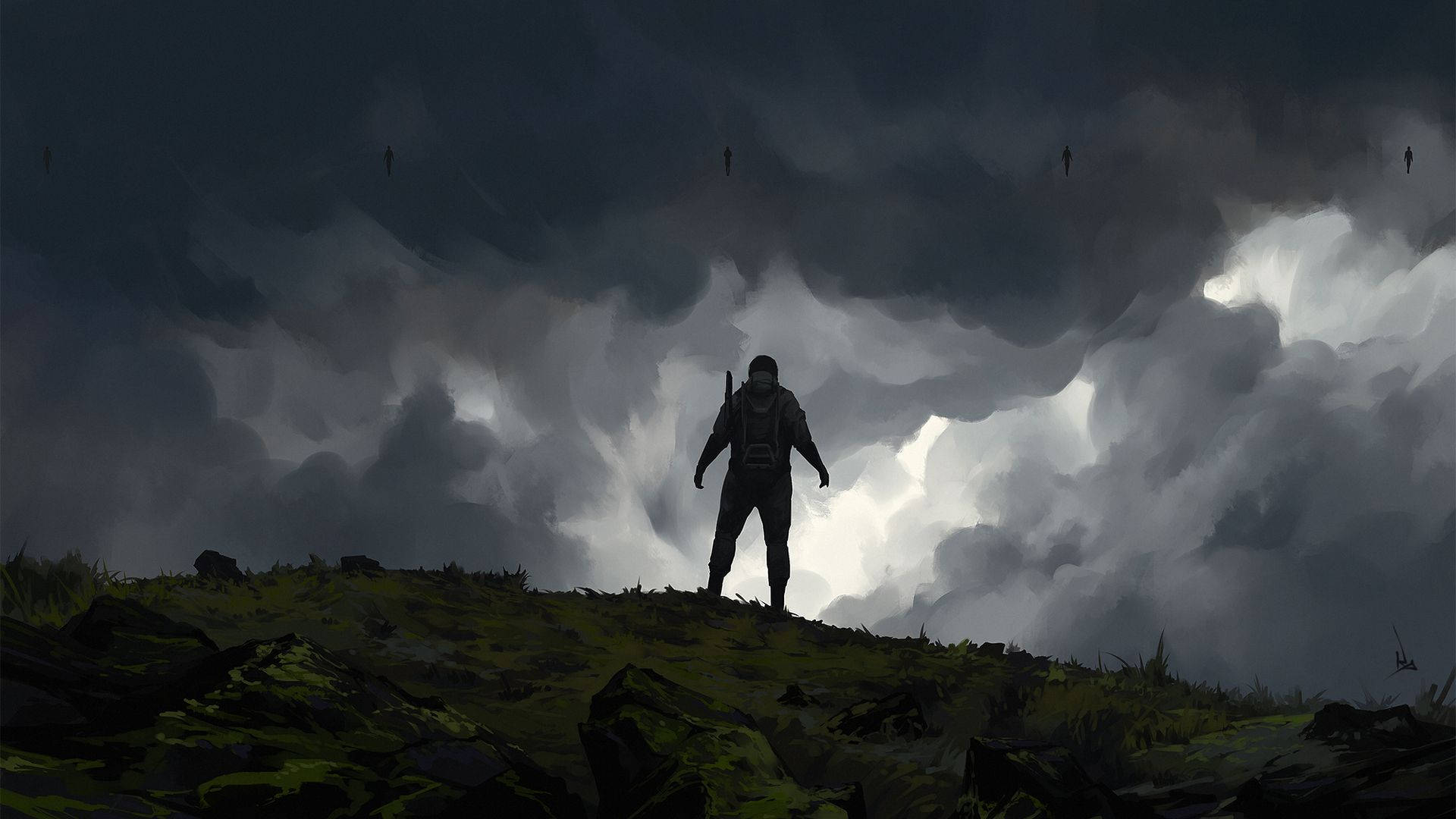Death Stranding 1920x1080 On The Hill Wallpaper