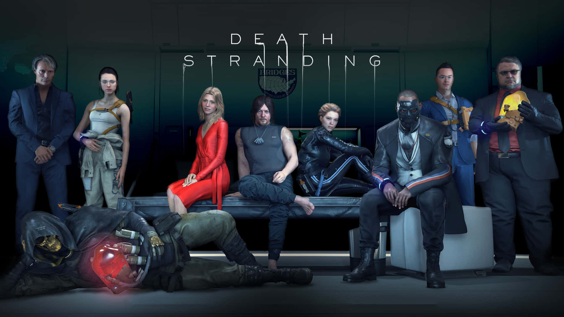 Death Stranding All Characters Desktop Wallpaper