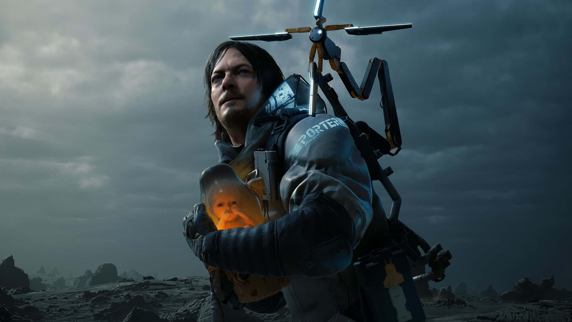 "Explore the Post-Apocalyptic world with the game Death Stranding HD!" Wallpaper