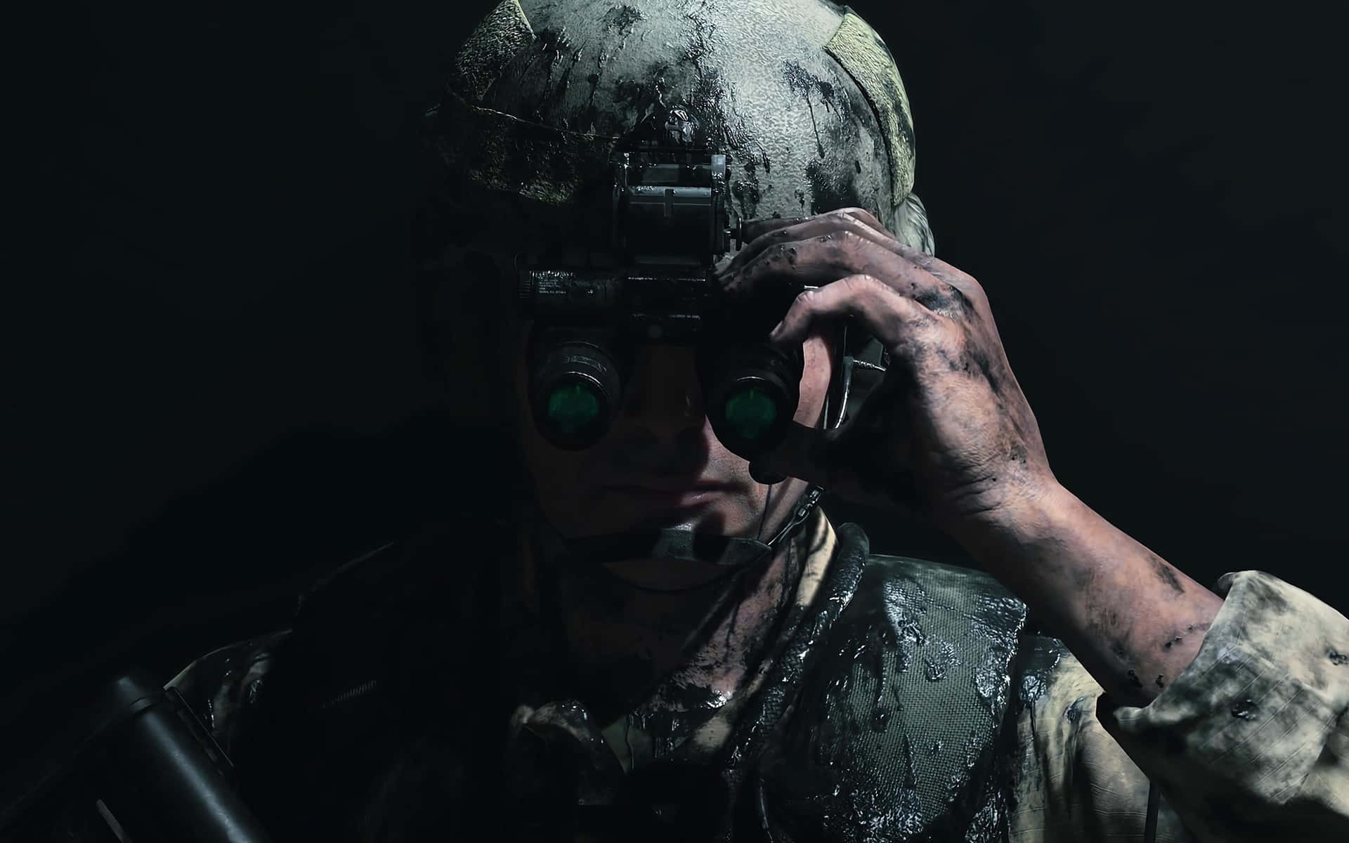 Soldier Holding Binoculars Death Stranding Pc Wallpaper