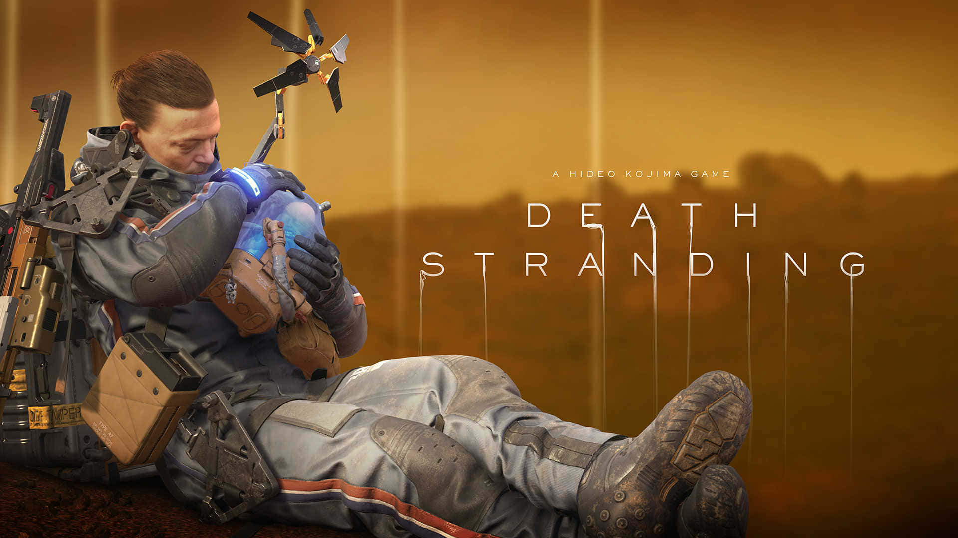 Death Stranding PC by Hideo Kojima er en særlig sort baggrund. Wallpaper