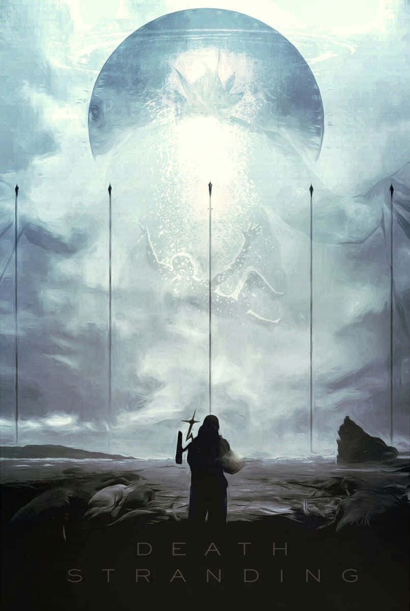 "Stay connected with the Death Stranding Phone" Wallpaper