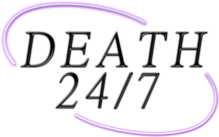 Death247 Neon Sign PNG